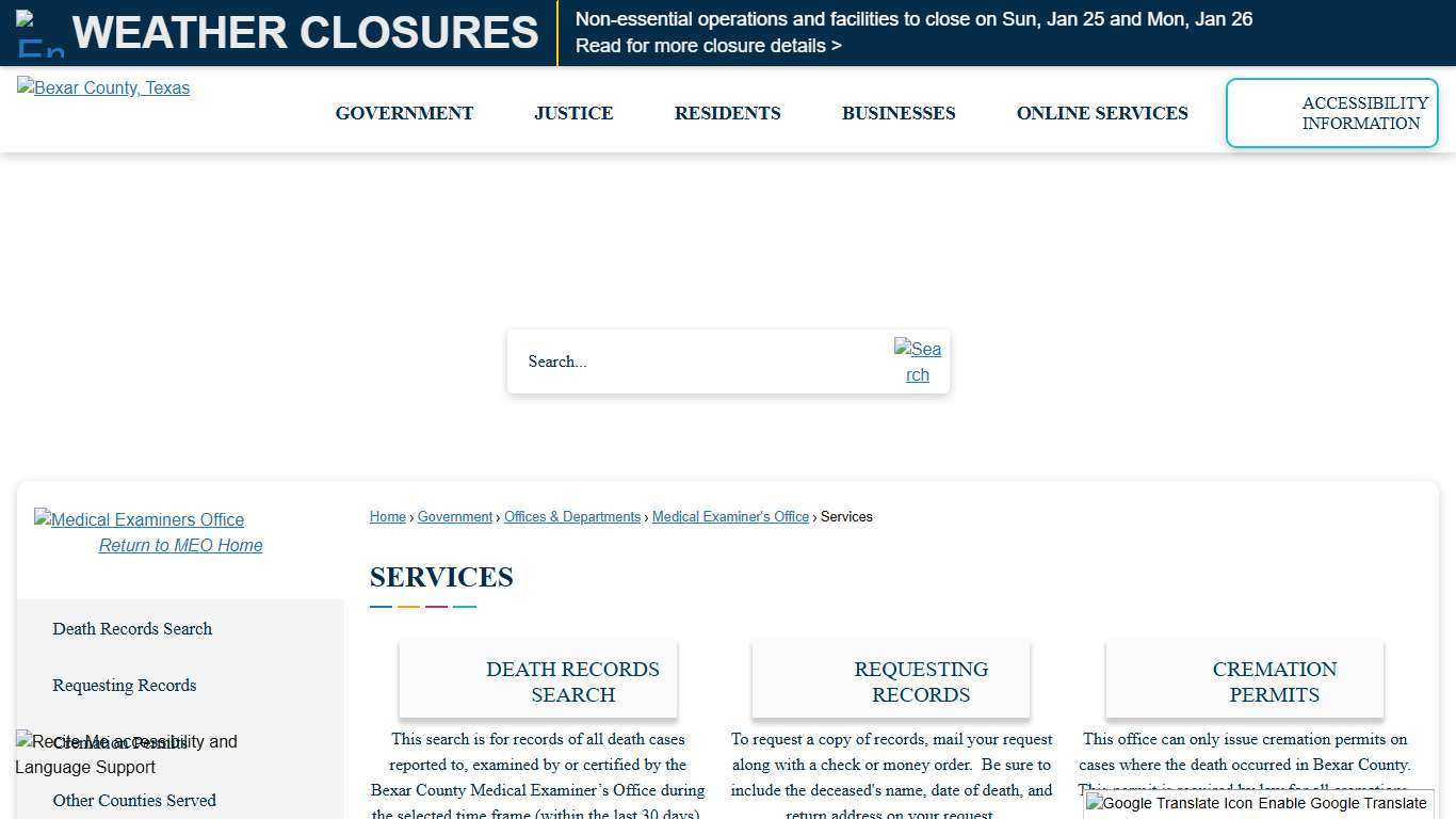 Services Bexar County, TX - Official Website